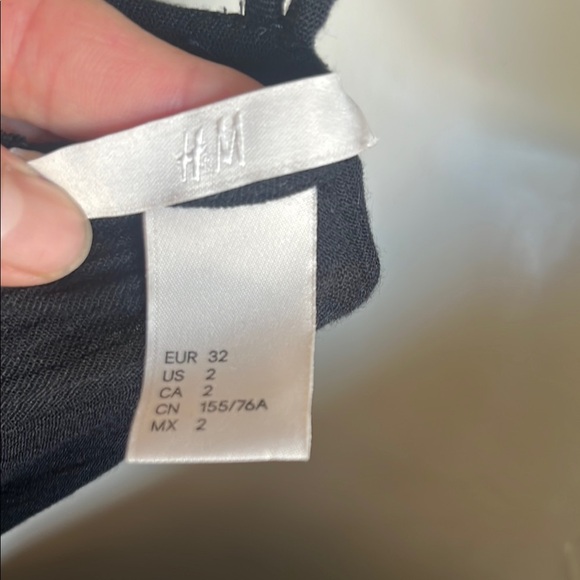 H&M Black Strappy Boho Top - Picture 2 of 5